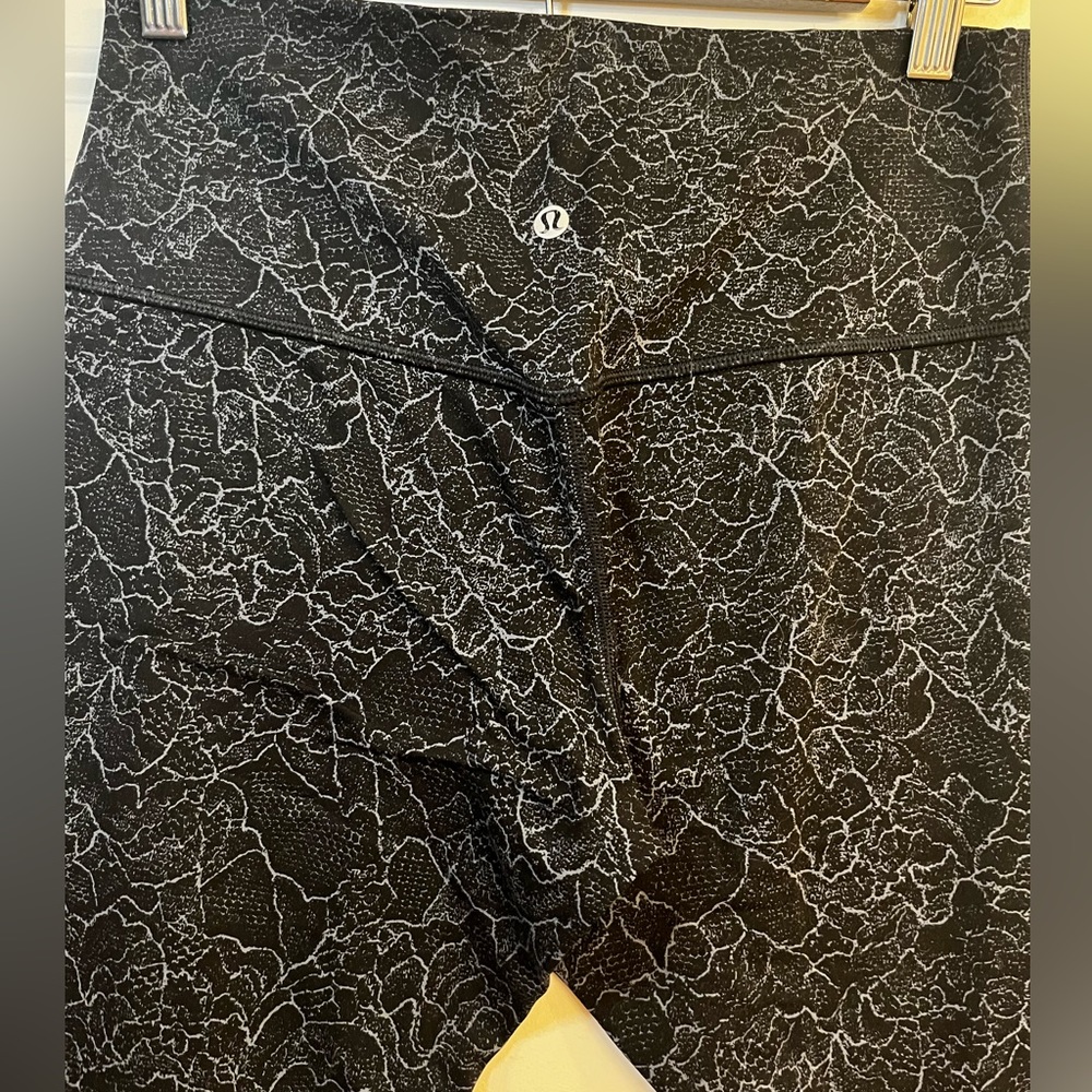 Lululemon Wunder Under Floral Design Leggings